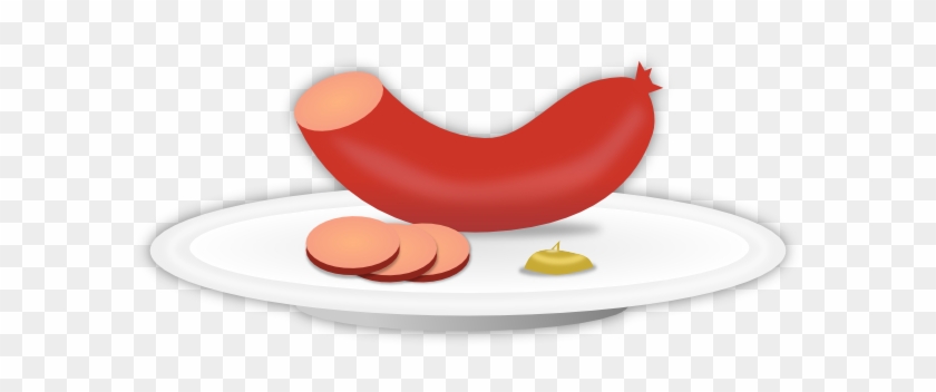 Sliced Sausage Clip Art At Clker Com Vector Clip Art - Clip Art #203597