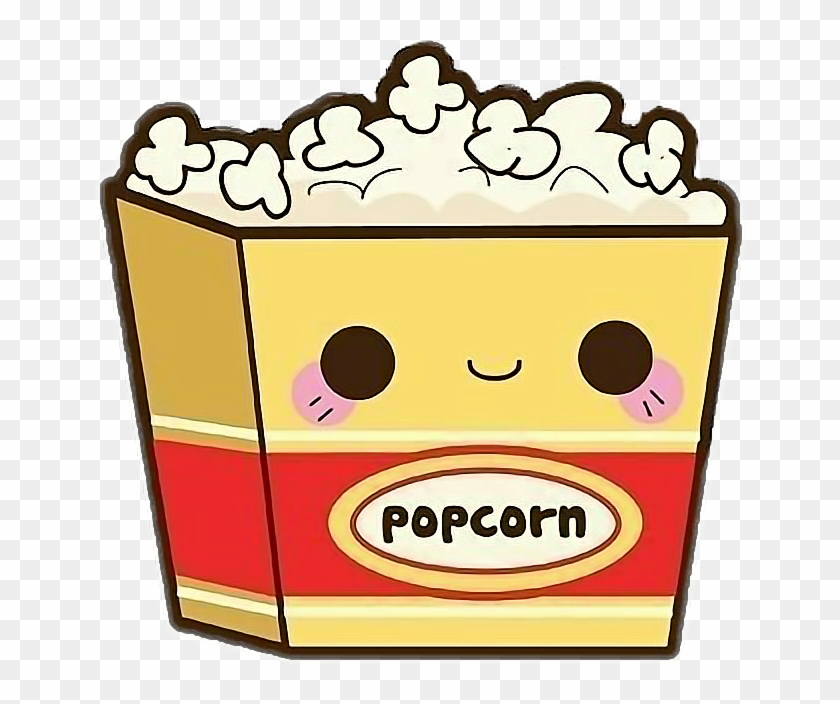 Food Tumblr Clipart - Cute Popcorn #203610