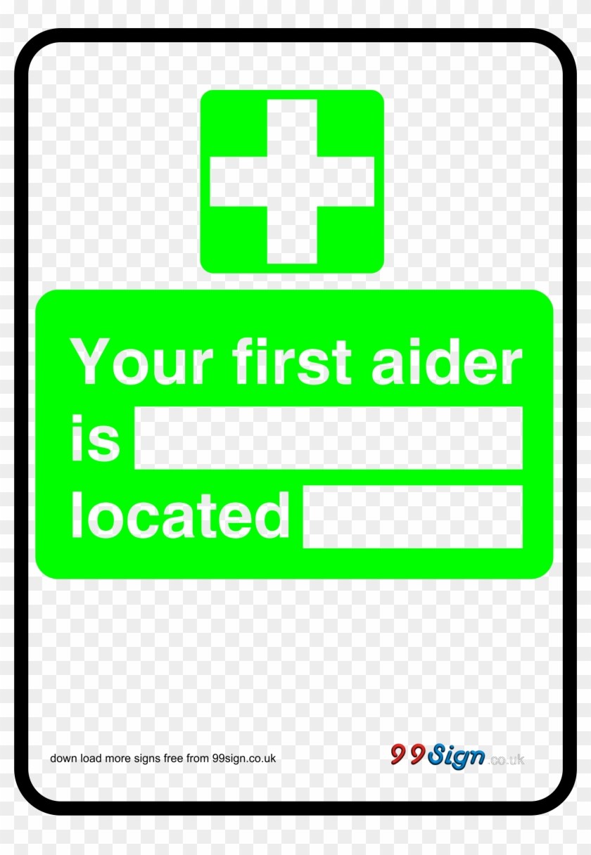 Printable Templates First Aid Sign Your Aider Is Located - First Aid Sign #203782