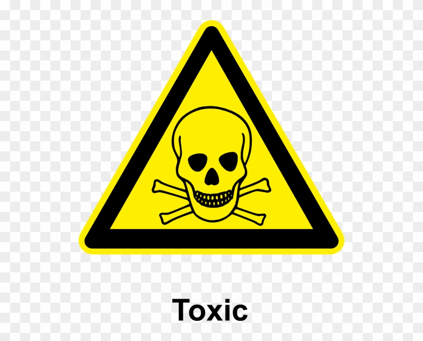 Danger Sign Clip Art - Toxic Hazardous Waste #203795