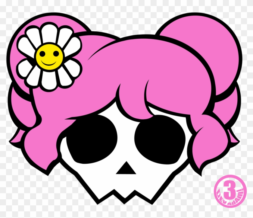 Girly Skull And Crossbones Pictures Clipart Best Ii4vrw - Girly Skull Png #203951