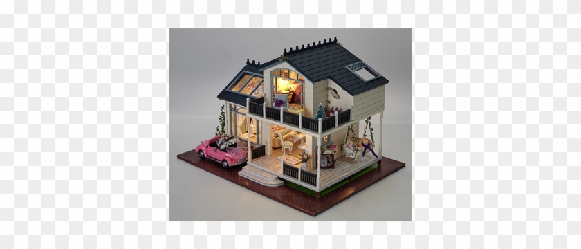Mô Hình Nhà Gỗ Diy - Diy Kit Wooden Miniature Led Dollhouse #1267852
