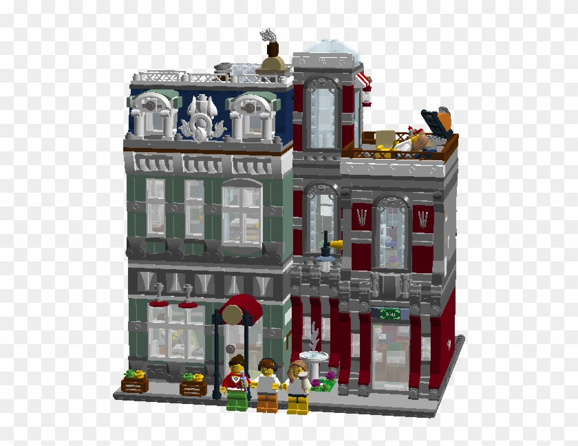 5th Street Cafe & Doctor's Office Modular - Lego Doctors Office #1267875