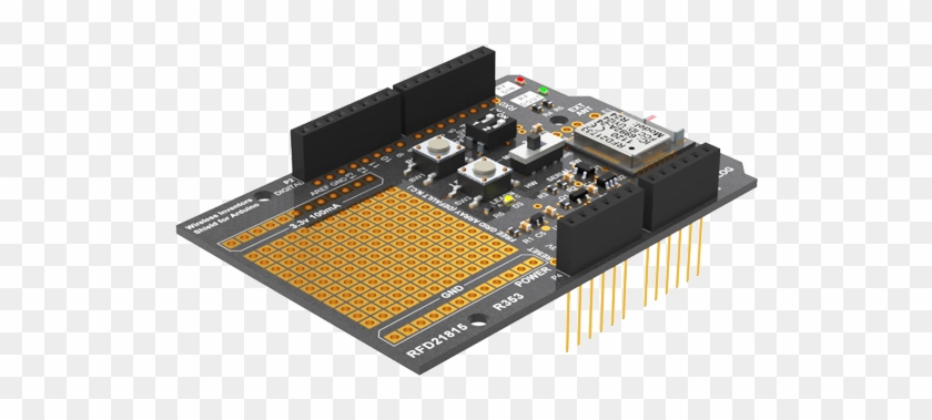 R353 Rfd21815 Shield For Arduino Top Iso - Rf Digital Corporation - Rfd21815 - Rf Modules Misc #1267979