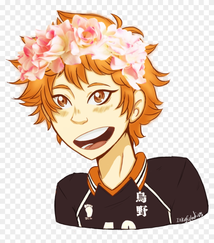 Hinata's Flower Crown By Inkygladius Hinata's Flower - Cartoon #1268013