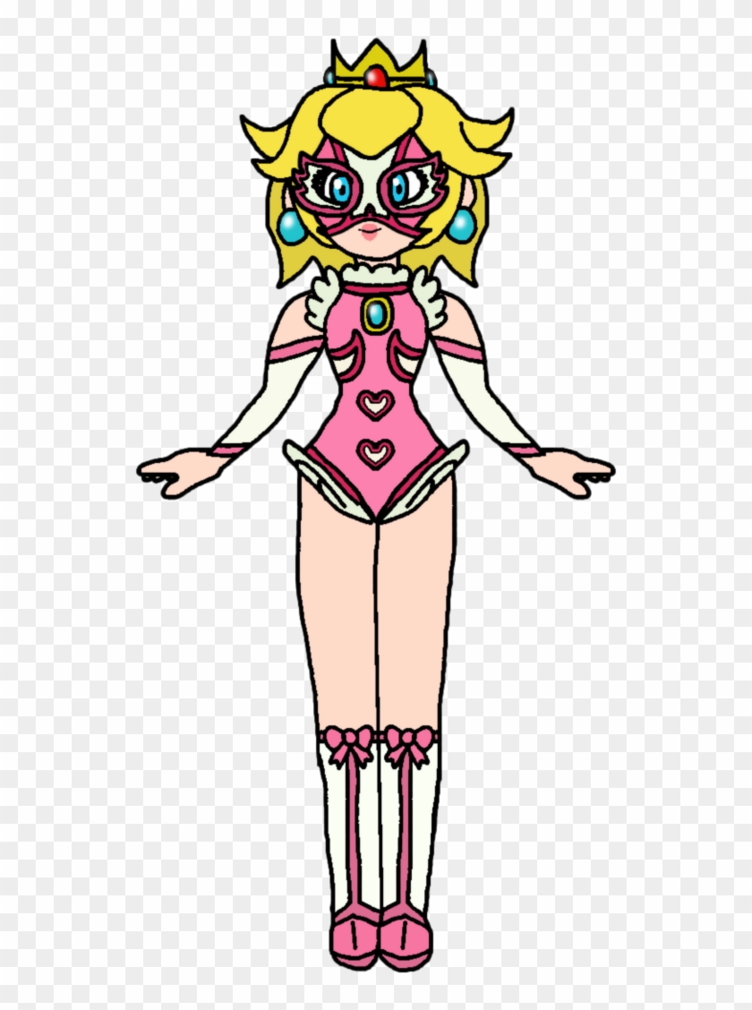 Lucha Wrestler By Katlime - Princess Peach Odyssey Swimsuit #1268066