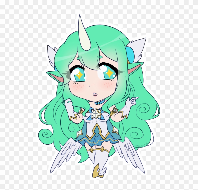 Chibi Star Drawing Art Ahri - Soraka Star Guardian Chibi #1268067