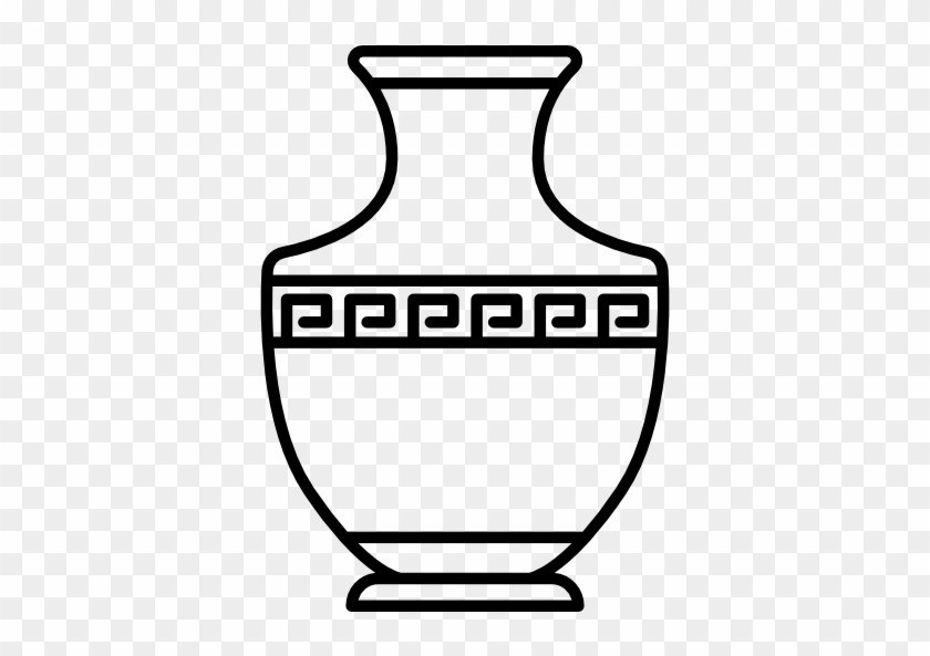 Greek Vase Free Icon - Greek Vase Png Vector #1268079