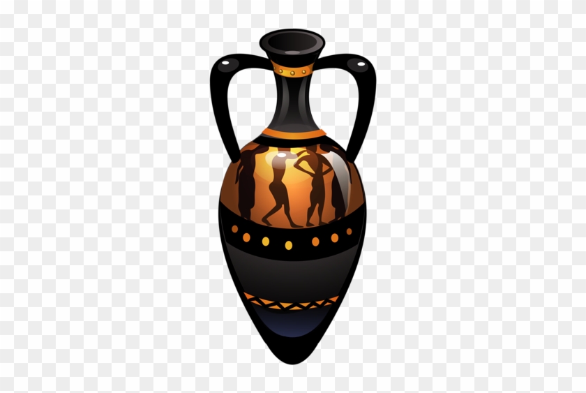 Ancient Greek Tableware - Egyptian Vase Clip Art #1268085