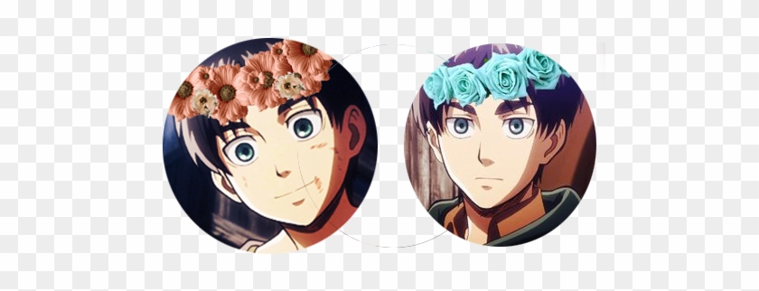 Eren Flower Crown Icon By Erenjaeg3r - ヴァイスシュヴァルツ/“思い出の日々”エレン/進撃の巨人/aots35-021 #1268089