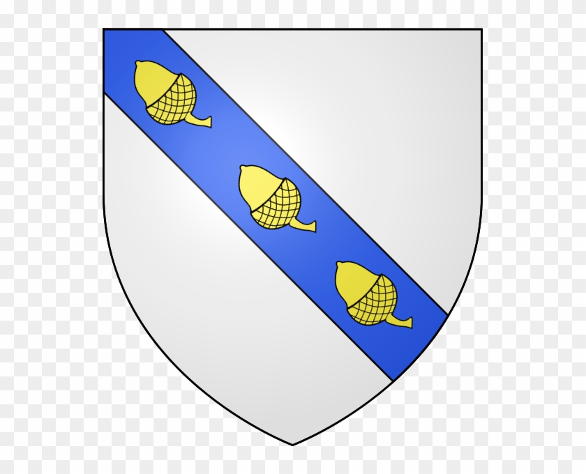 Ralston Of That Ilk Argent, On A Bend, Azure, Three - Coat Of Arms Bend #1268098