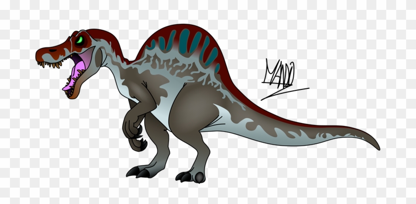 Spinosaurus Clipart Cartoon - Rainbowarmas Spinosaurus #1268126