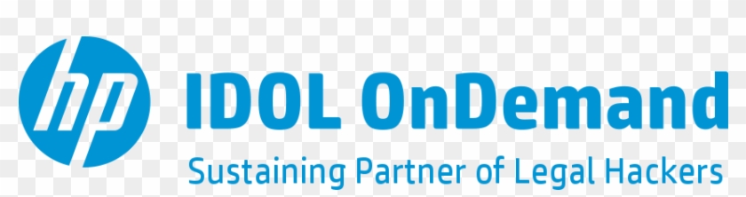 Logo Hp Idol Ondemand Sustaining Partner Of Legal Hackers - Graphic Design #1268427