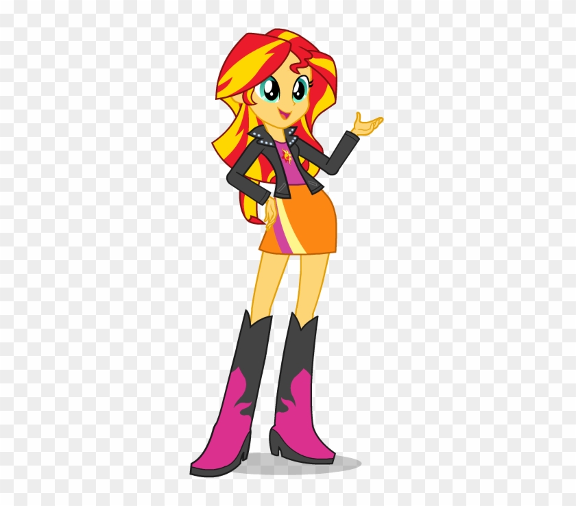 Eqg Promo Pose Set, Equestria Girls, Happy, Safe, Simple - Equestria Girl Sunset Shimmer #1268475