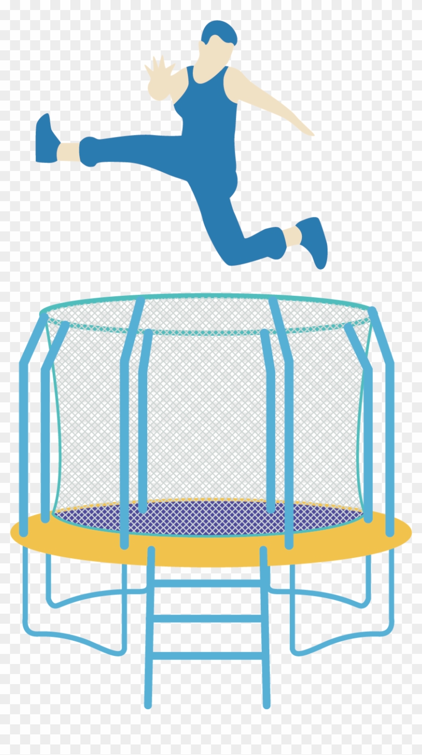 Trampoline Euclidean Vector Clip Art - Trampoline #1268487