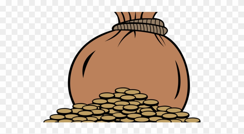 <font Color = - Bag Of Coins Clipart #1268603