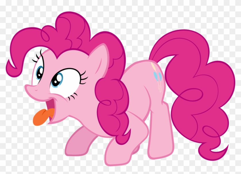 Pinkie Pie Ponytail - Pinkie Pie Tongue Sticking Out #1268635