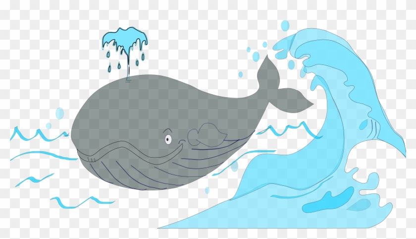 Mammal Clipart Ballena - Gambar Ikan Paus Animasi #1268676