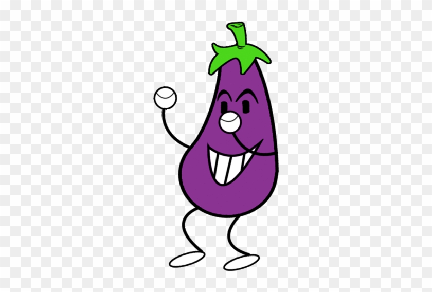 Plants Clipart Talong - Dancing Eggplant Gif #1268794