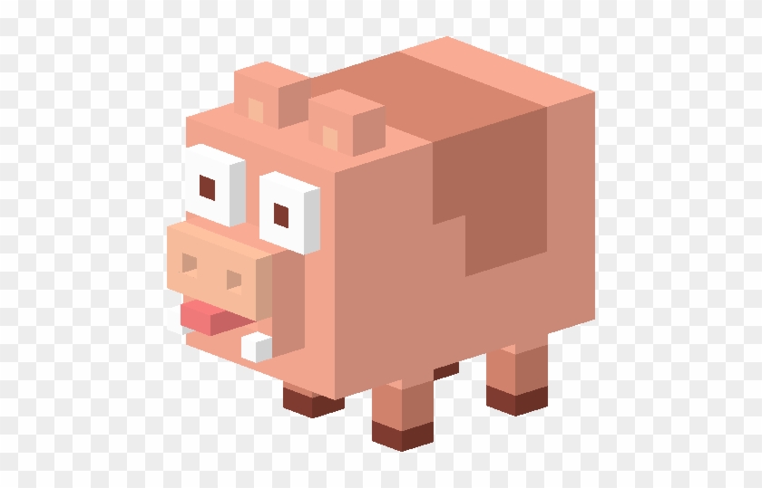 Big Fat Pig - Crossy Road Characters Pig #1268888