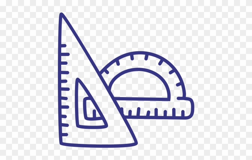 28 Collection Of Ruler Drawing Png - Protractor Outline Png #1268907