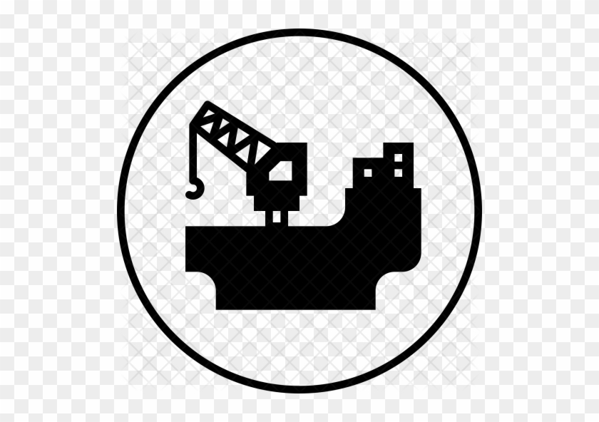 Rig, Oil, Industry, Crain, Ship, Load, Digging Icon - Warehouse #1268945