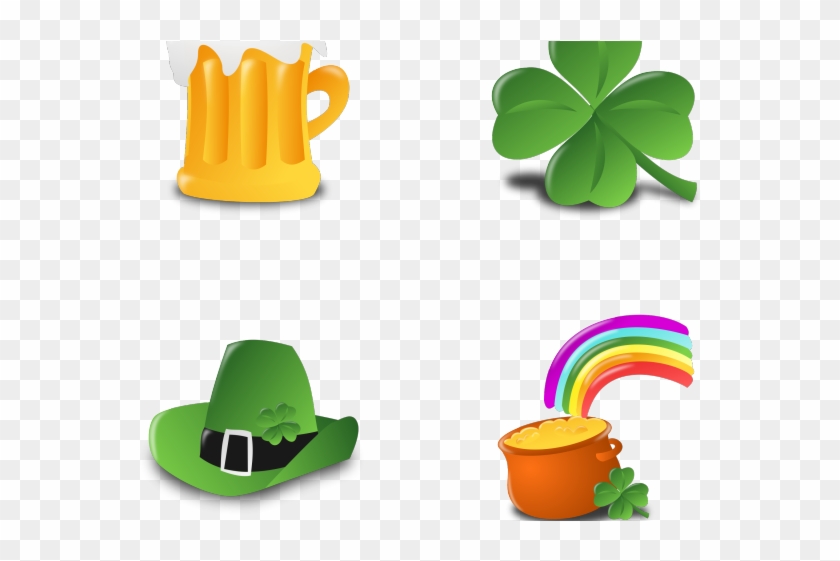 Small Clipart St Patricks Day - Irish Top Hat Shower Curtain #1269084