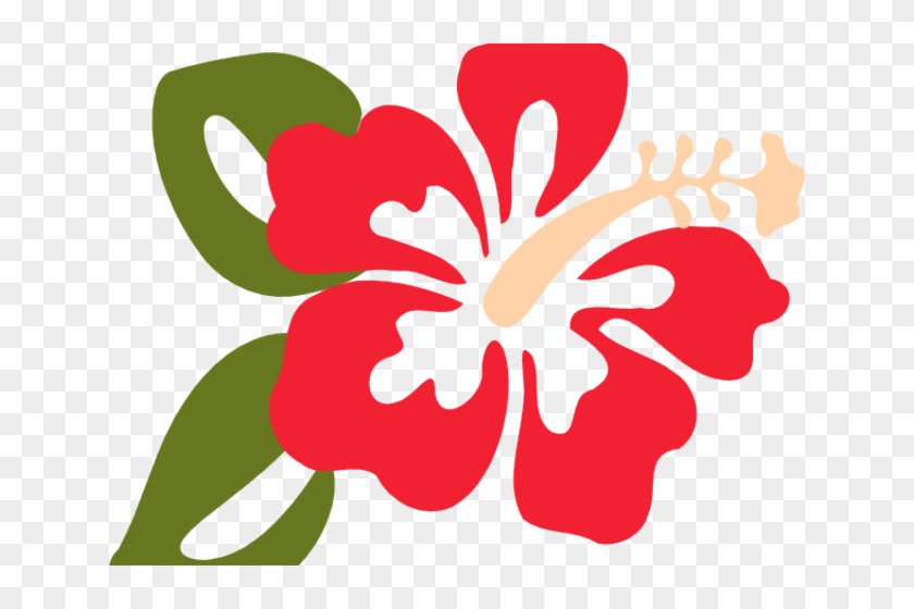 Hibiscus Clipart Hibiscus Leaves - Clip Art Hibiscus Flower #1269317