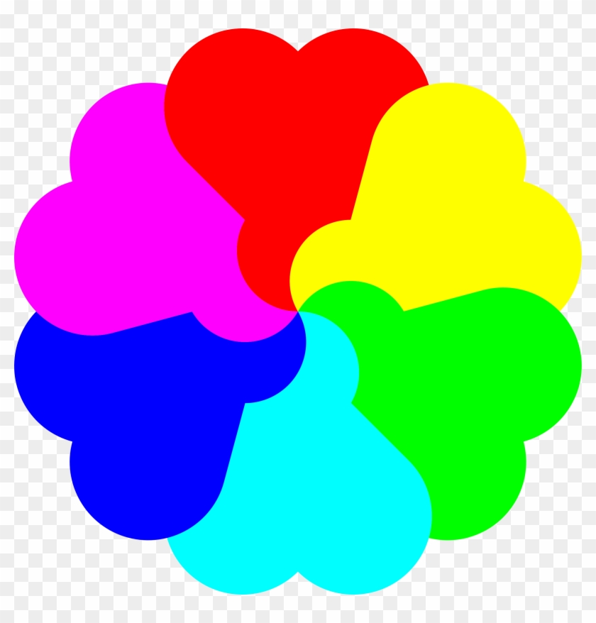 Big Image - Rainbow Love Heart Clipart #1269391