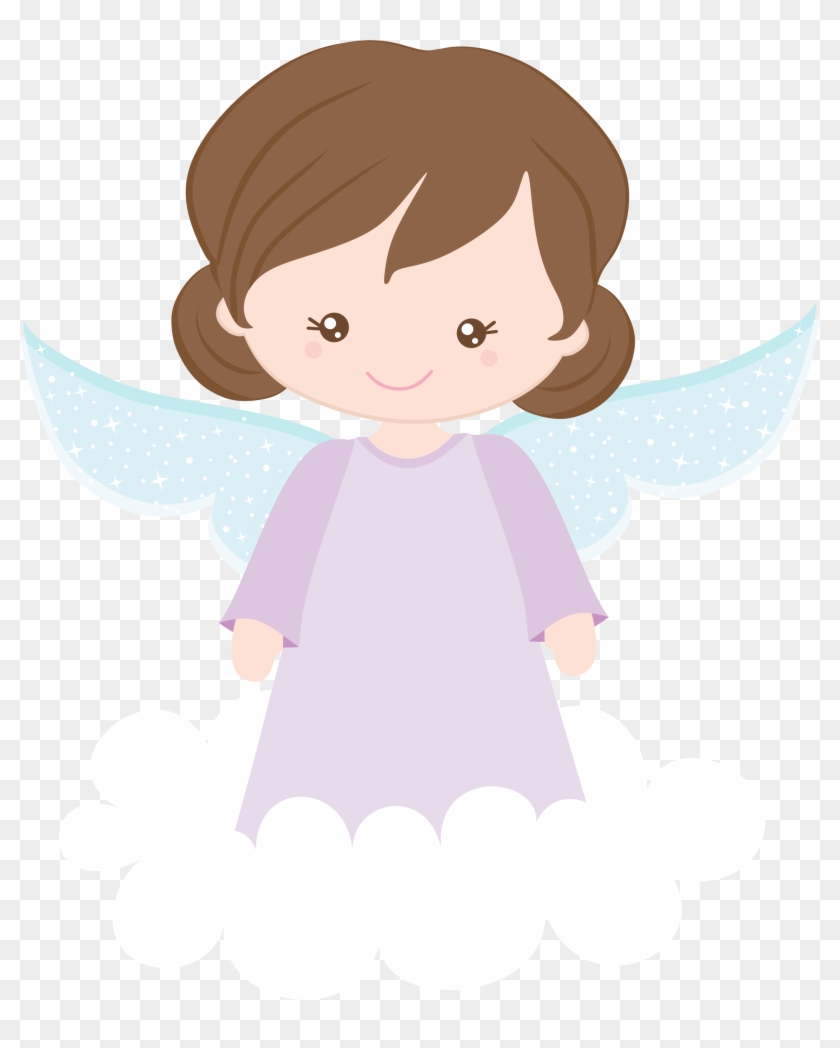 Discover Ideas About Angels In Heaven - Anjinha Para Batizado Png #1269455