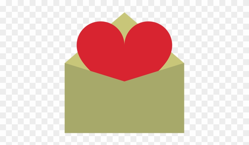 Letter Heart Flat Illustration - Valentine's Day #1269474