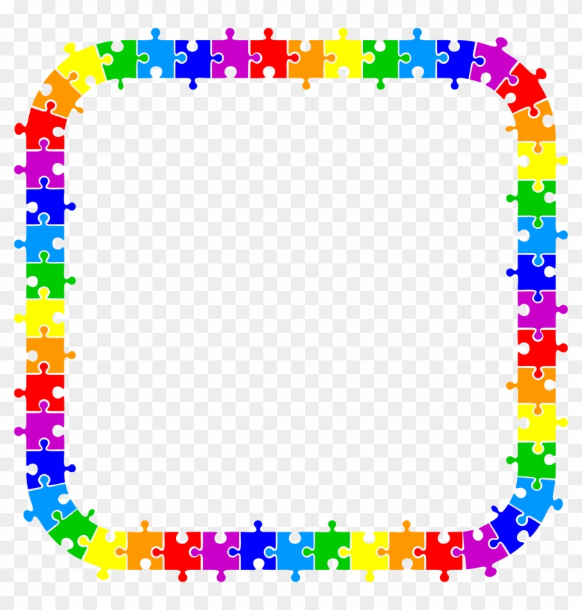 Big Image - Puzzle Piece Frame Png #1269582