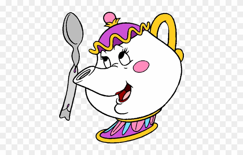 Teapot Clipart Mrs Potts - Heat Transfer #1269708