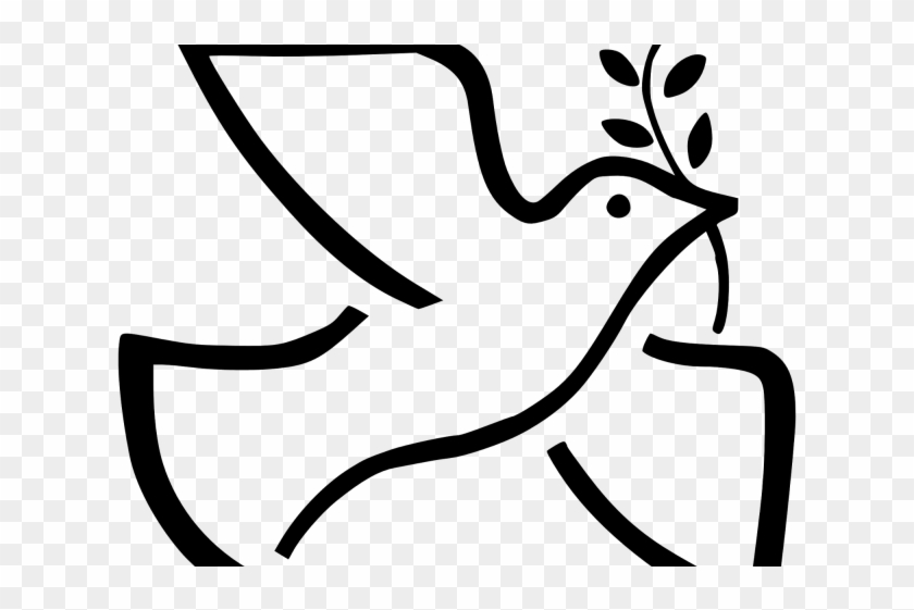 Peace Clipart Funeral Service - Peace Dove Clip Art #1269710