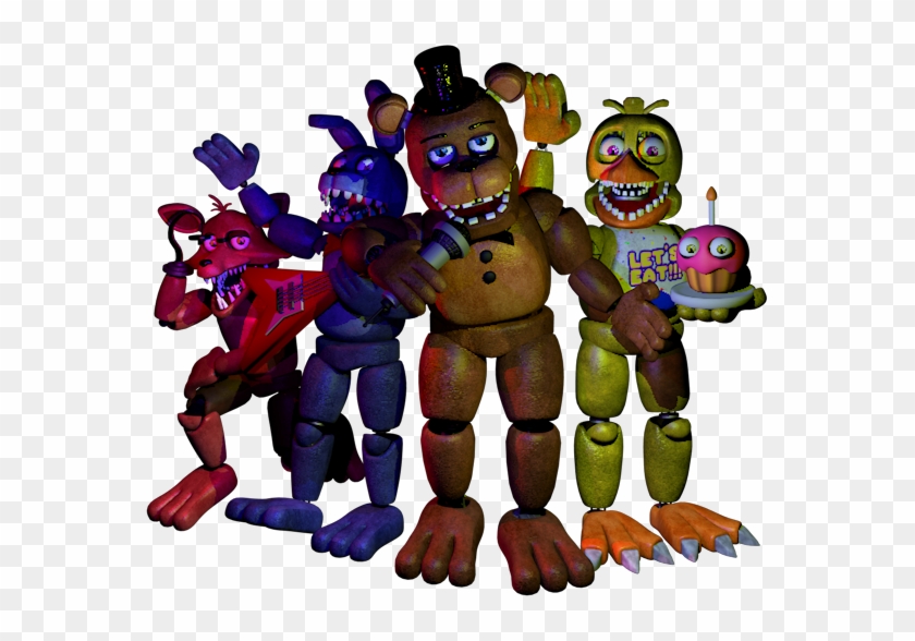 C4d The Unwithereds Gang By Foxy Gamer 90ex Cinema 4d Free Transparent Png Clipart Images Download - foxy in a bag roblox png