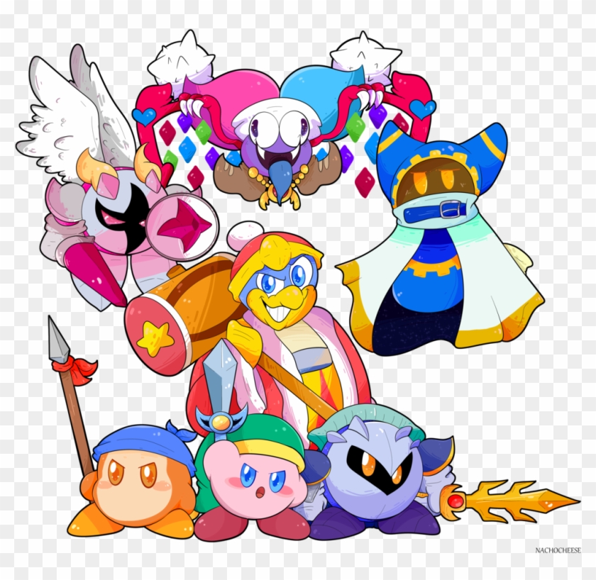 Kirby And The Gang By Nacho-cheese1 - Kirby #1269797