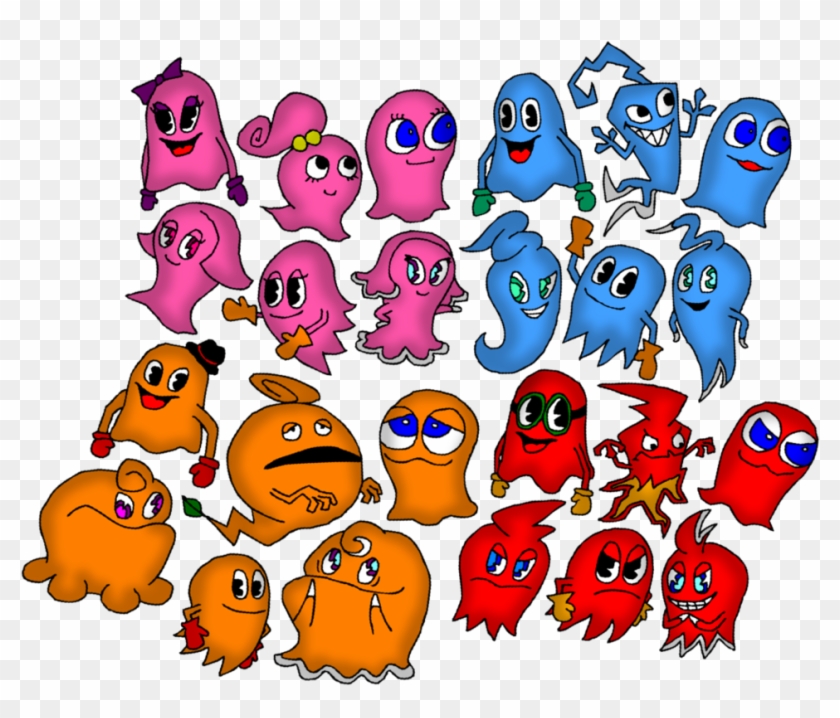 Ghost Gang Varieties By Ashumbesher - Pac Man World Rally Inky #1269819