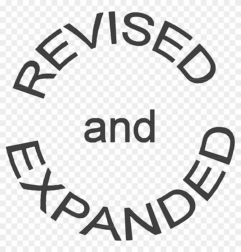 Free Revised And Expanded - Clip Art #1269878