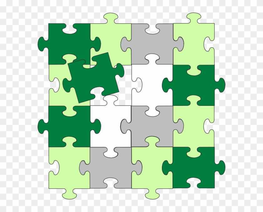 Green Jigsaw Puzzle #1269942