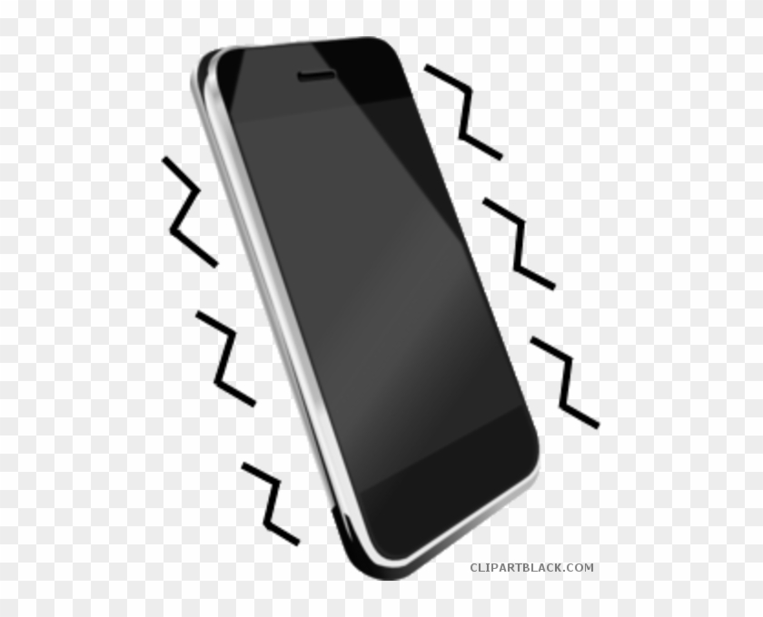 Cell Phone Tools Free Black White Clipart Images Clipartblack - Cell Phone Gif Png #1269967