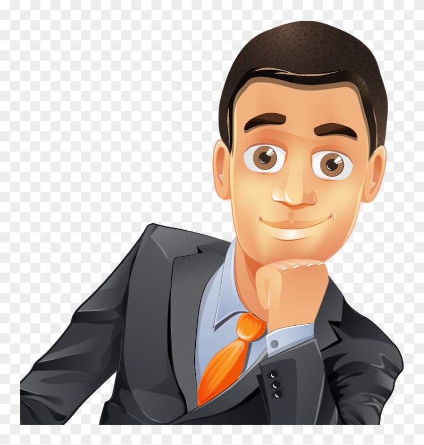 Business Man Cartoon - Free Transparent PNG Clipart Images Download