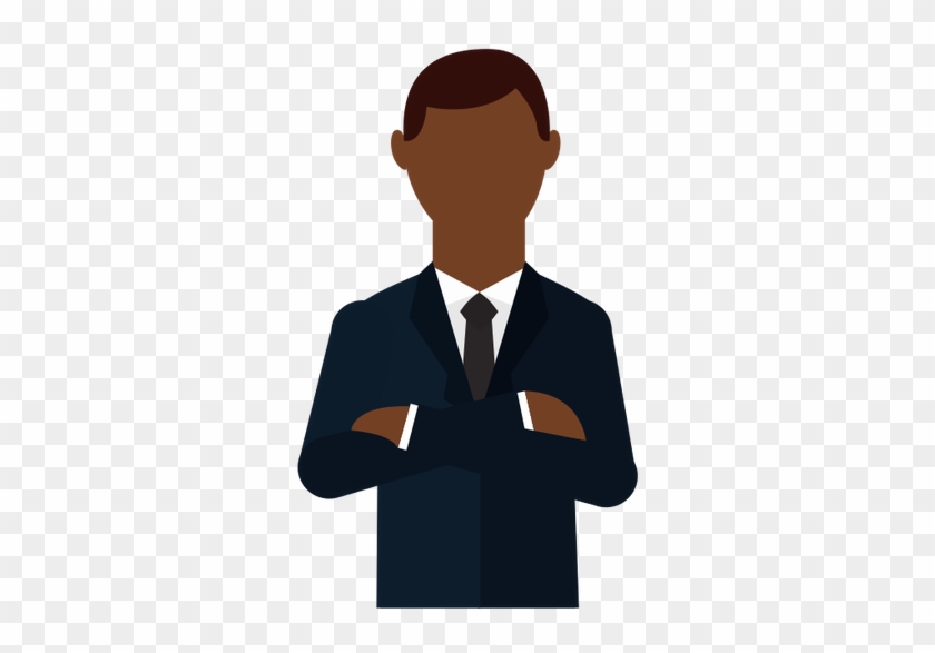 Businessman Crossed Arms - Emoticon Businessman #1270156