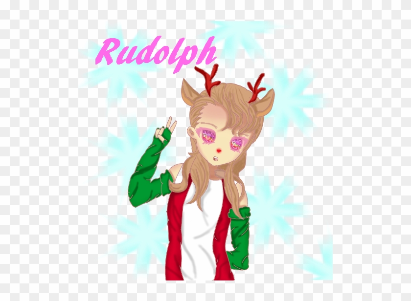 Rudolph Girl By Onlyuu1 - Cartoon #1270182