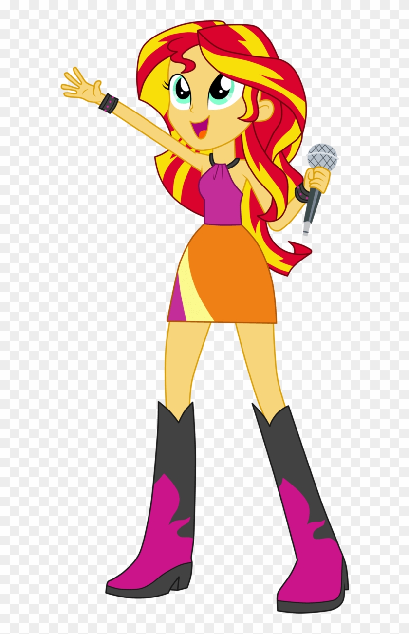 Sunset Shimmer Rainbow Rocks Singing #1270243