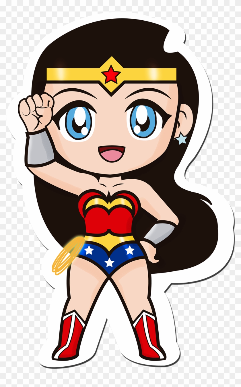 Wonder Woman Chibi Download - Wonder Woman Icon Png #1270290