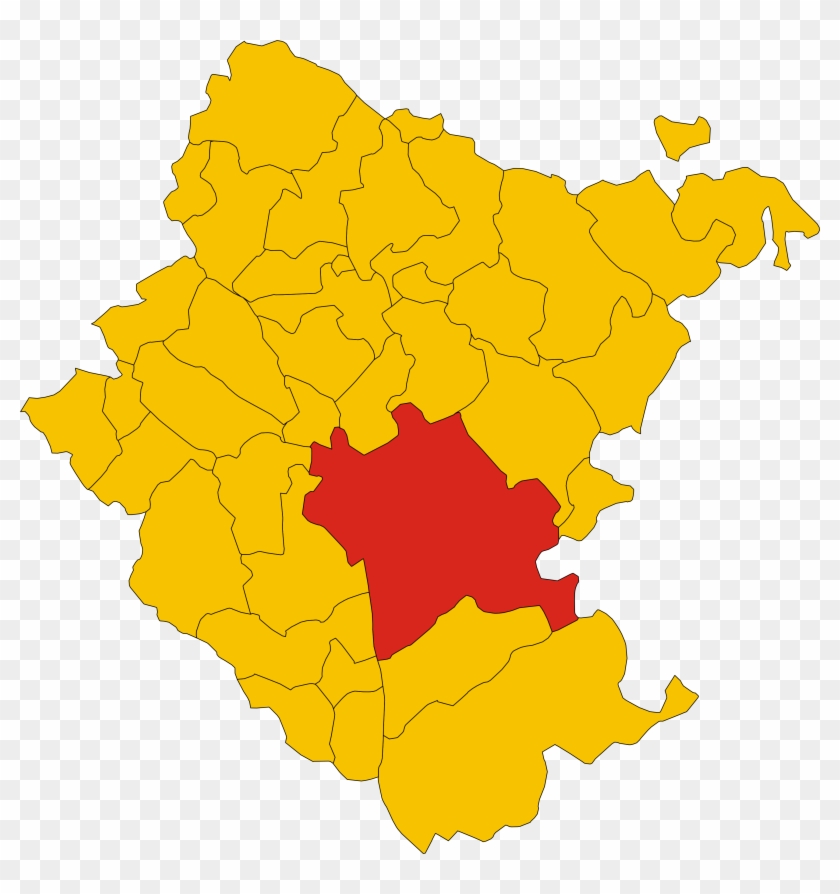 Map Of Comune Of Arezzo - San Giovanni Valdarno #1270303