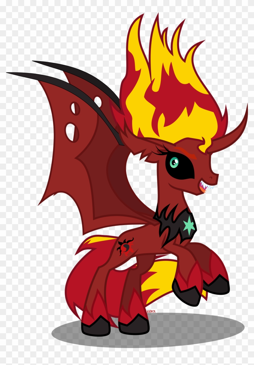 Sunset Shimmer Demon Pony #1270311