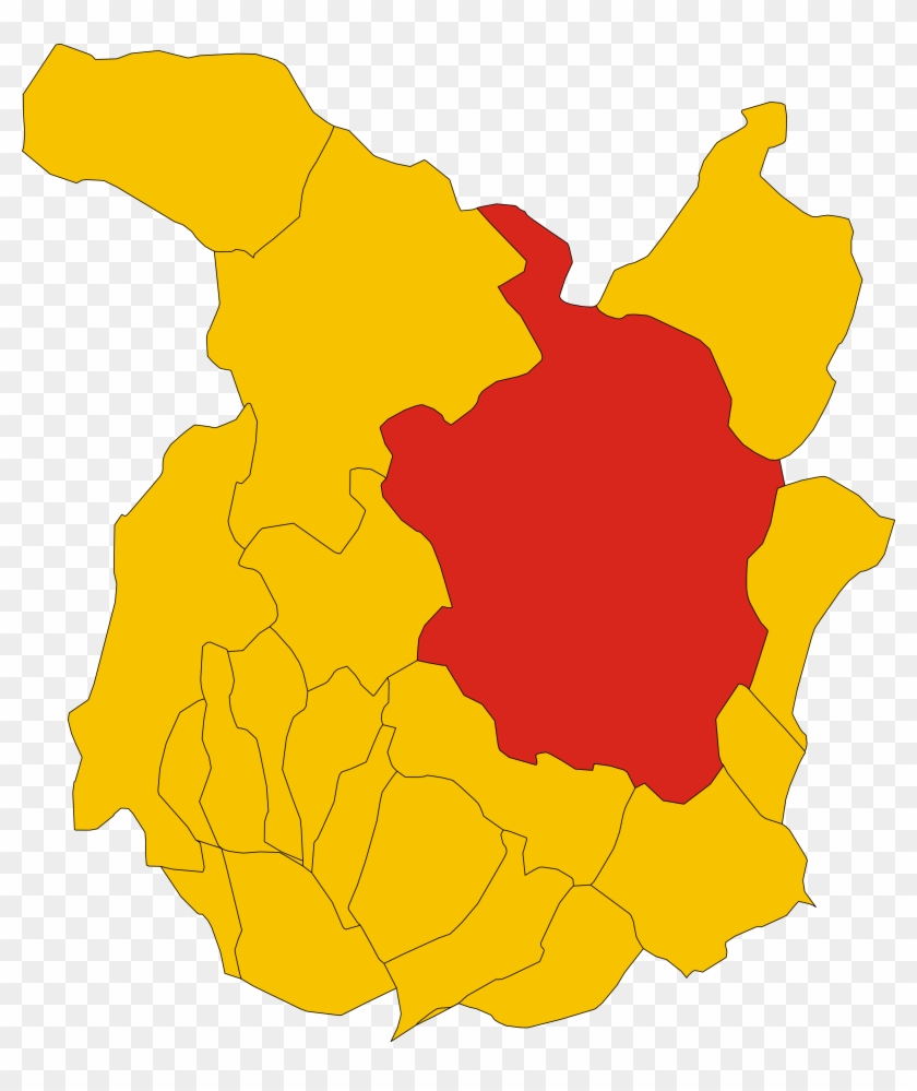 Map Of Comune Of Pistoia - Comune Di Serravalle Pistoiese #1270332