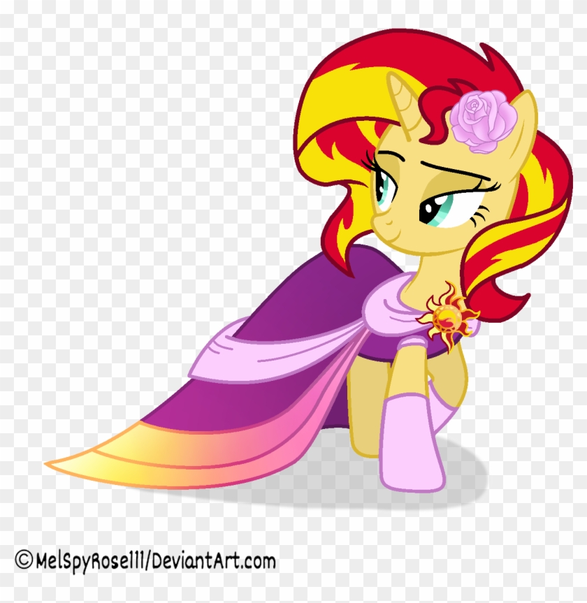 Sunset Shimmer In Gala Dress By Melspyrose111 - Sunset Shimmer Dress #1270347