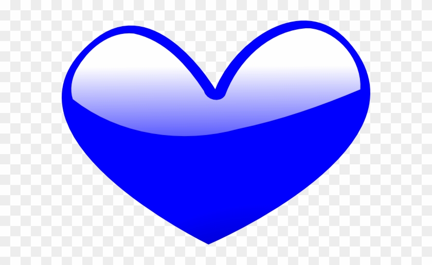 Blue Heart Clip Art At Clker - Blue Animated Heart #1270383